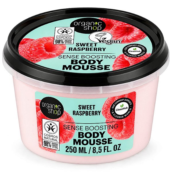 Creme Hidratante Corporal - Framboesa Organic Shop (250g)