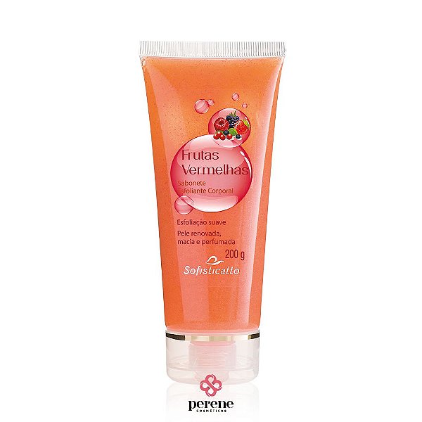 Sabonete Esfoliante Frutas Vermelhas 200g