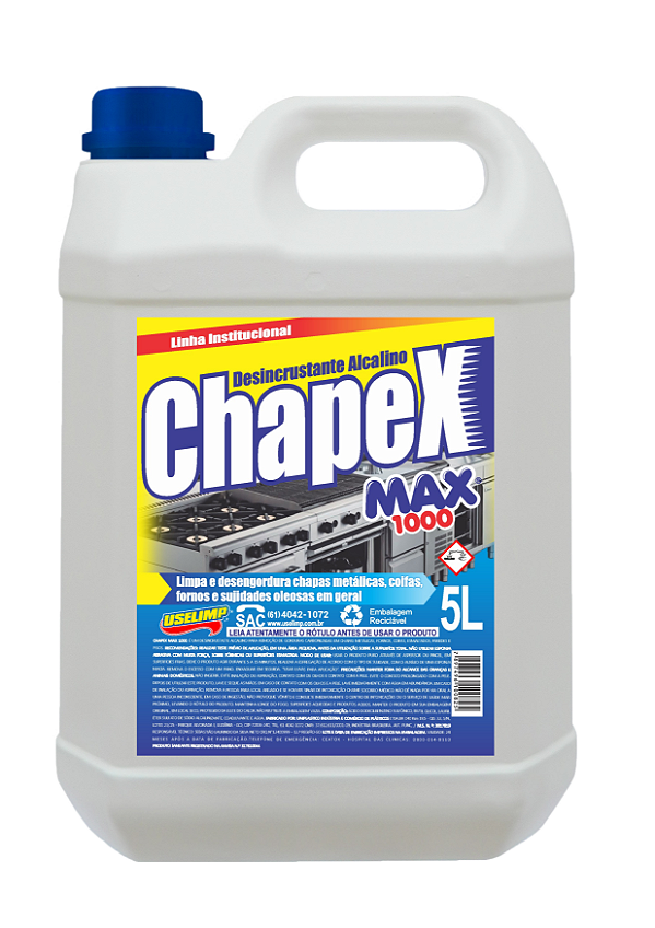 Chapex Limpa Chapa Profissional 1X5 3X5L