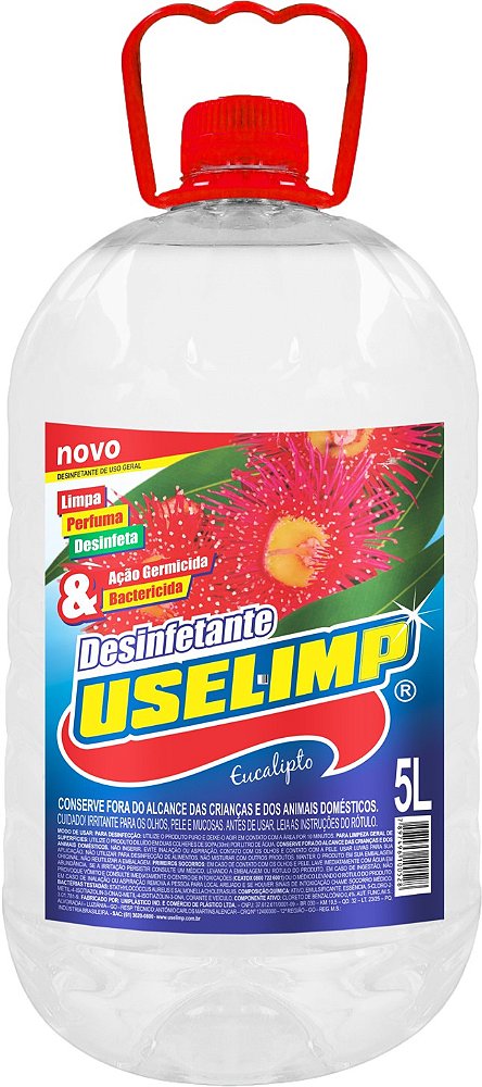 Desinfetante USELIMP Eucalipto Pet 4X5L