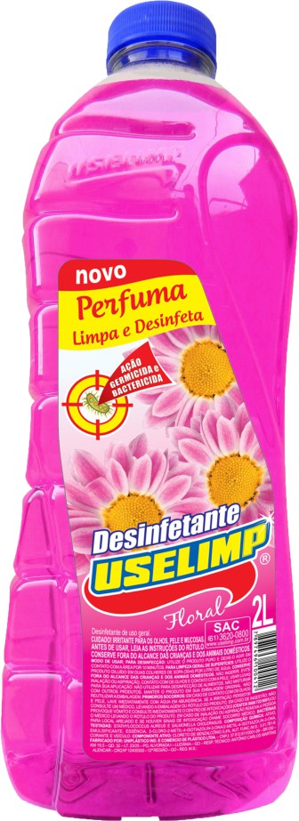 Desinfetante USELIMP Floral 6X2L