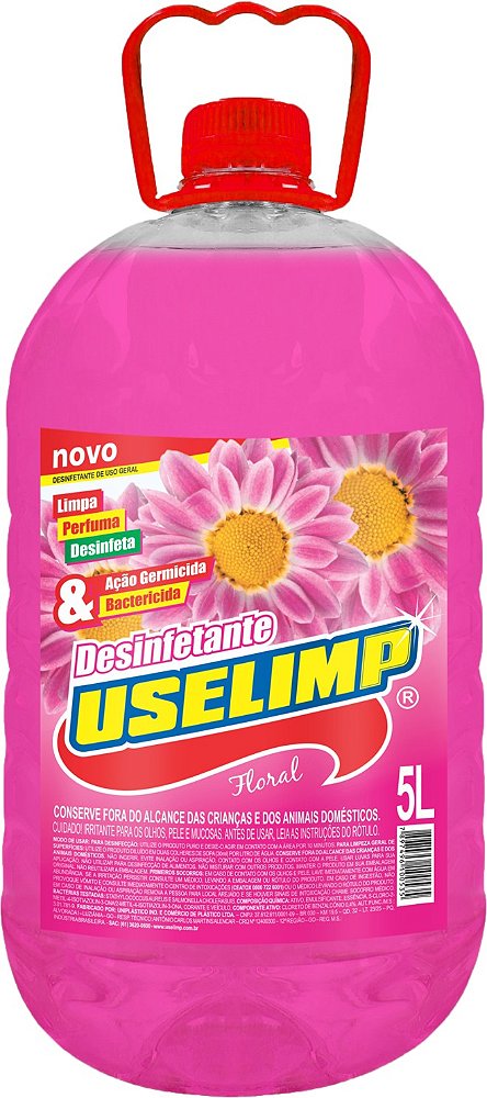 Desinfetante USELIMP Floral Pet 4X5L