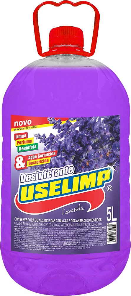 Desinfetante USELIMP Lavanda Pet 4X5L