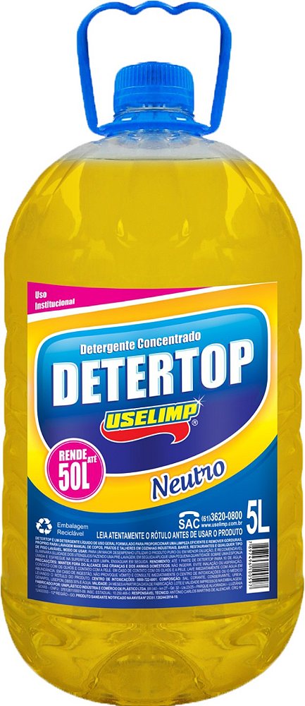 Detertop Detergente Neutro 1X10 Pet 4X5L