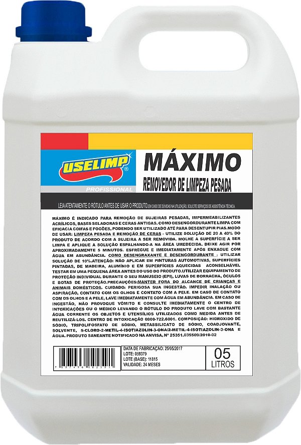 Maximo Limp. Removedor De Cera 3X5L