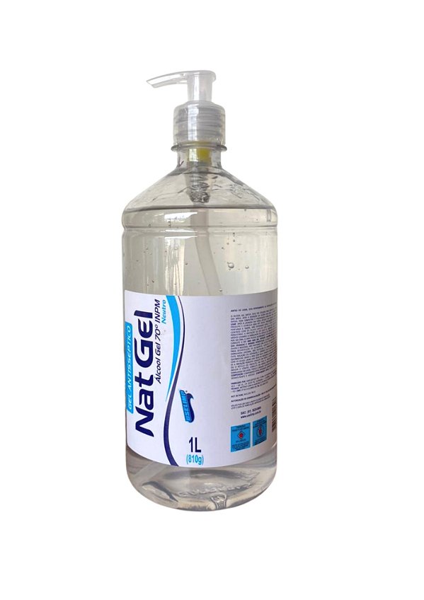 NAT GEL Asseptico 70° 12X810G C/ Valv. pump