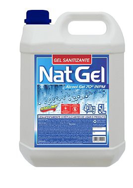 Nat Gel Alcool Asseptico 70º 5L