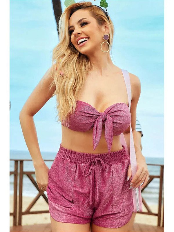 Short Box De Lurex Com Laco De Vies