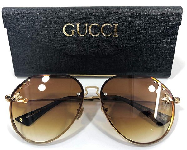 Oculos aviador gucci Clearance