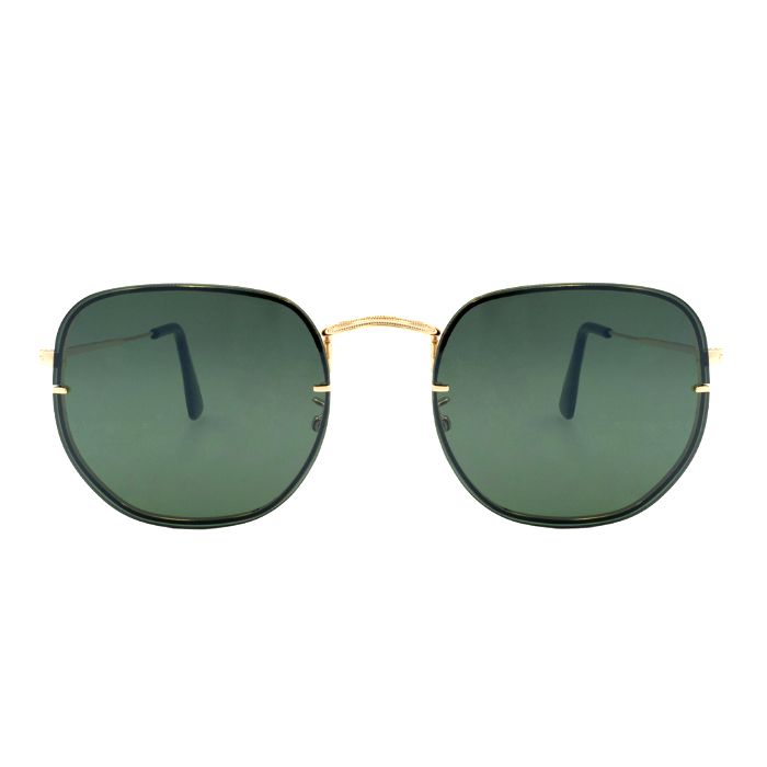 Óculos de Sol Lee Hexagonal / Lente Verde Unissex