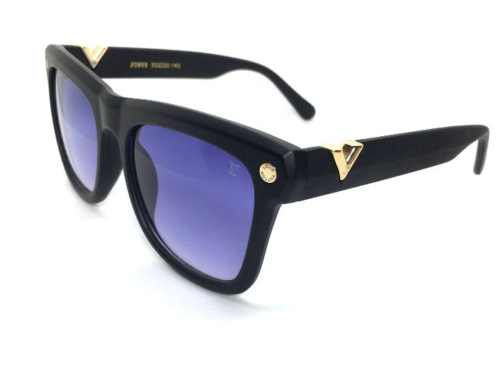 Oculos de Sol  Wayfarer Louis Vuitton  Quadrado / Preto