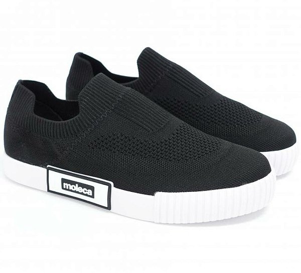 Tênis Slip On Gaspea Moleca 5740.211 Preto