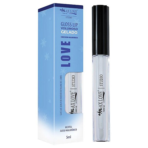 Gloss Max Love Lip Volumoso Gelado Cor 100 4ml