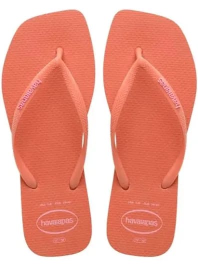 Chinelo Havaianas Slim Square Popup Rosa Clay