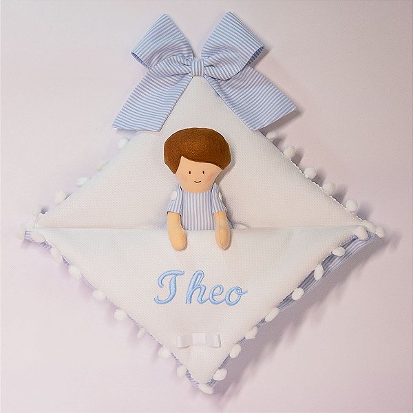 Enfeite para porta Maternidade Personalizado menino azul