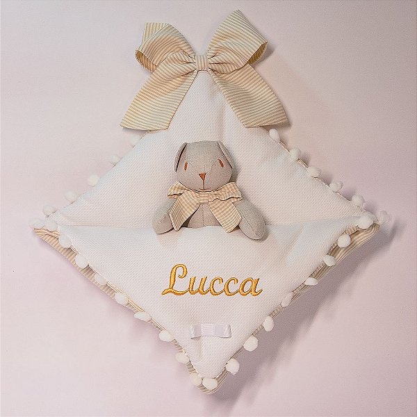 Enfeite para Porta de Maternidade Personalizado – Ursinho Bege