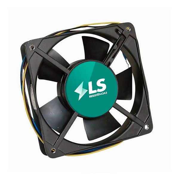 Ventilador Cooler com Grade de Proteção 120x120x38mm  110/220v Chocadeiras