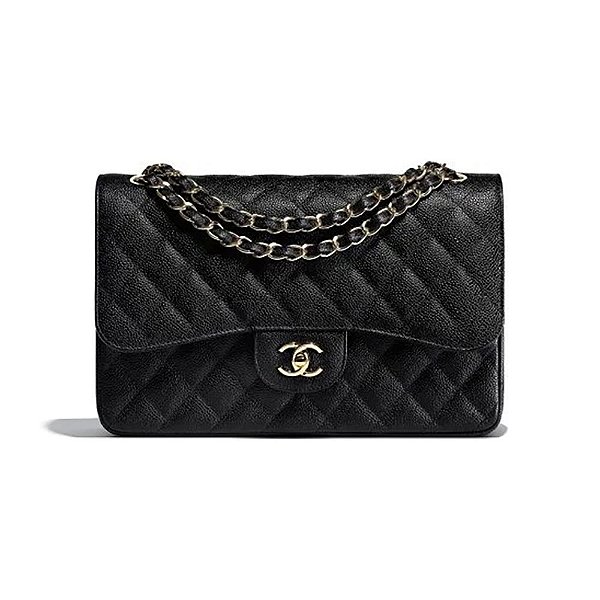 white chanel classic bolsa