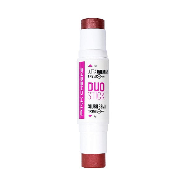 Duo Stick Blush Ginga Carioca FPS98 Ultra Balm - Pink Cheeks