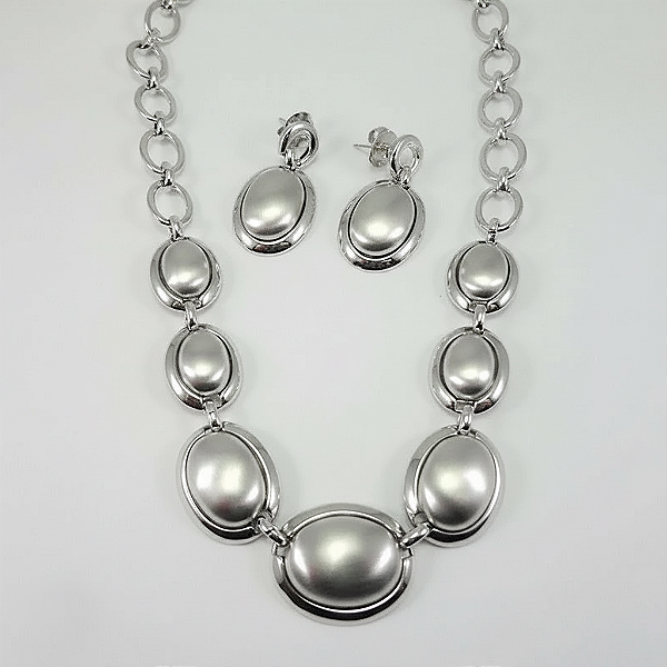 Conjunto Ródio Fosco