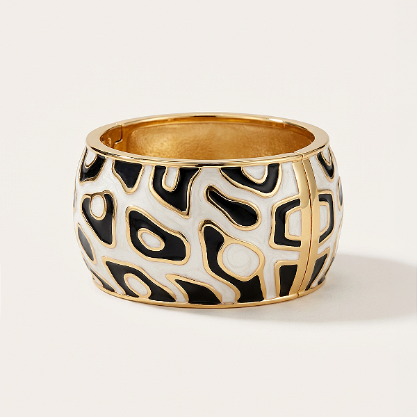 Bracelete Esmaltado Anne White