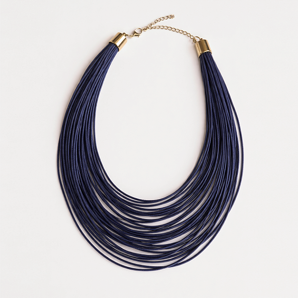 Colar Dijon Azul Marinho