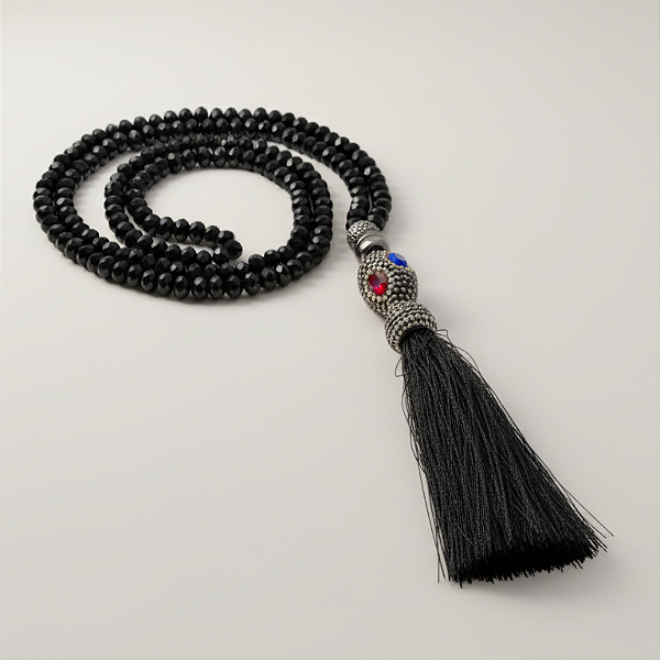 Colar Tassel Preto