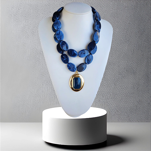 Colar Nice Azul