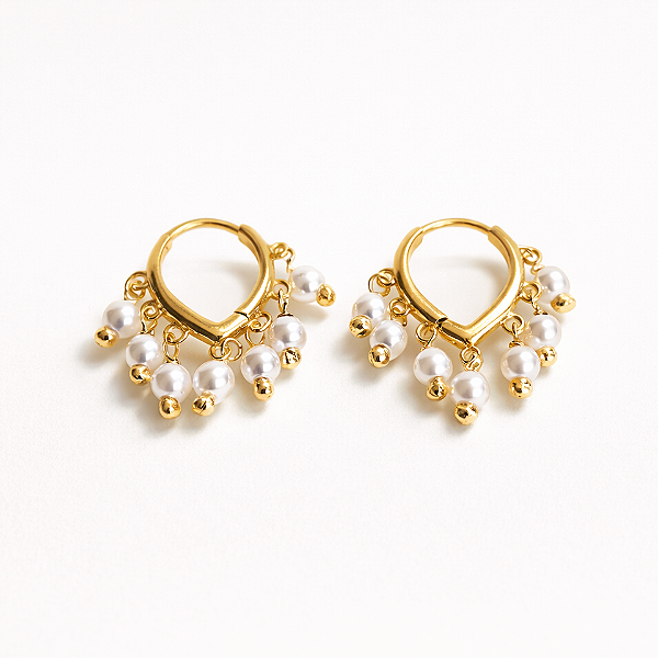 Brinco Mini Pérolas