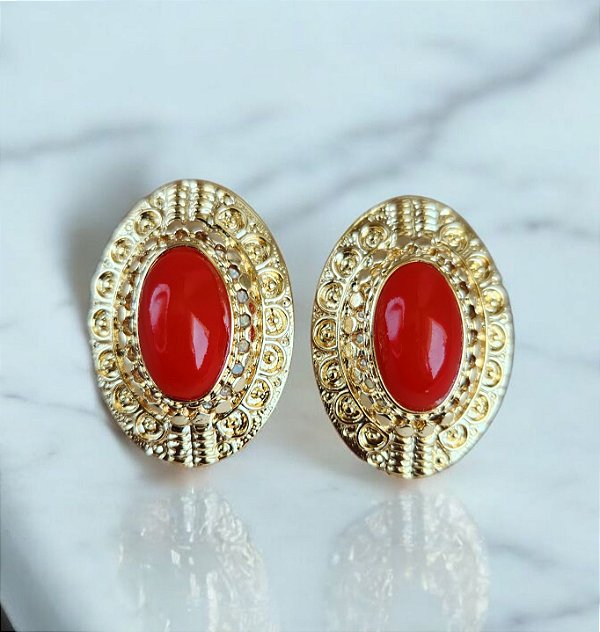 Brinco Carena Vermelho