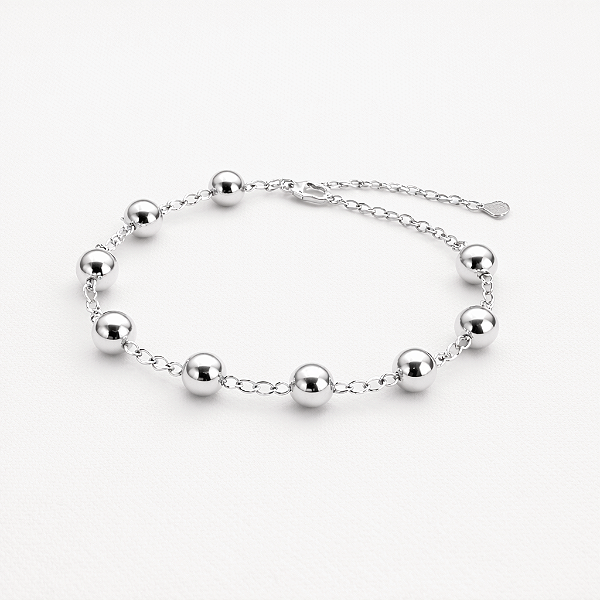 Pulseira Bola Prata