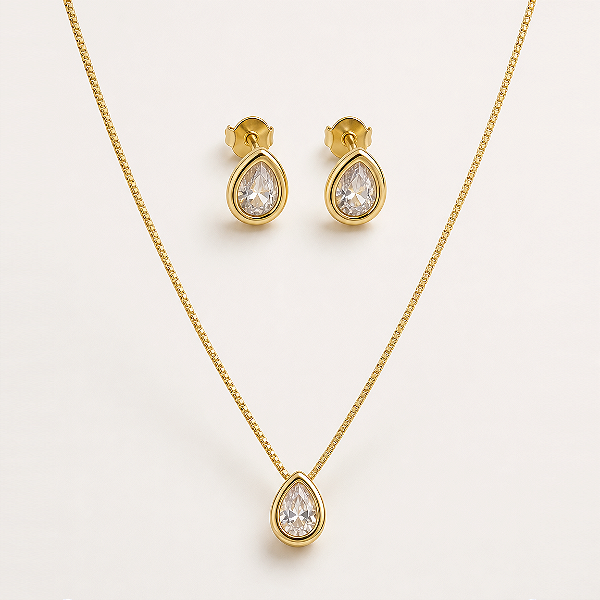 Conjunto Gota Cristal