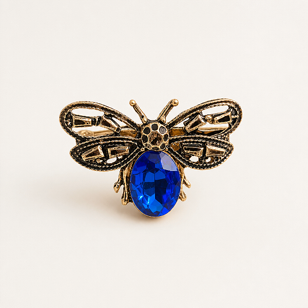 Broche Libélula Azul Pequeno