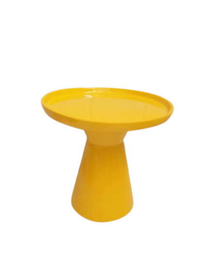 BOLEIRA CERÂMICA CONE P AMARELO ESCURO
