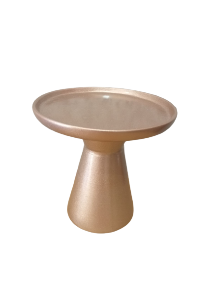 BOLEIRA CERÂMICA CONE P ROSE GOLD