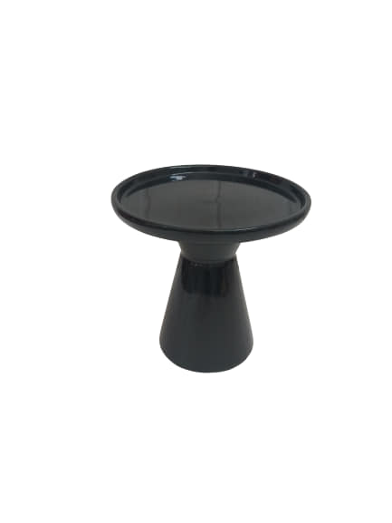 BOLEIRA CERÂMICA CONE PRETA P