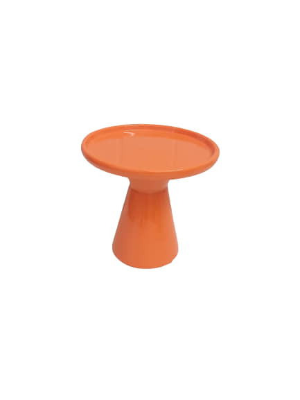 BOLEIRA CERÂMICA CONE LARANJA P