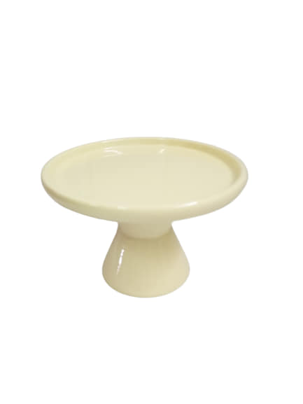 BOLEIRA CERÂMICA MODELO CONE PP AMARELO CANDY