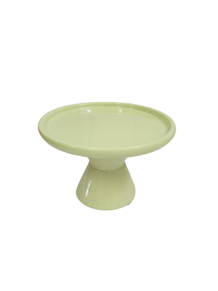 BOLEIRA CERÂMICA MODELO CONE PP VERDE CANDY
