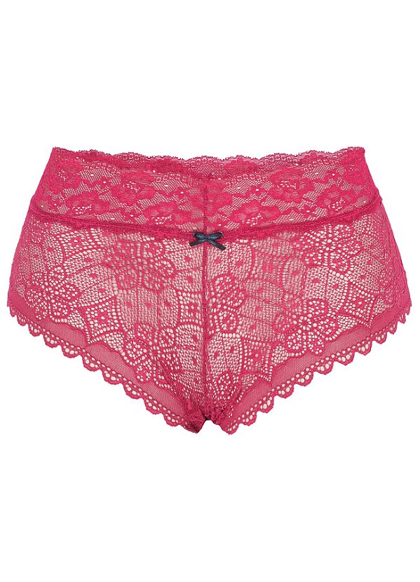 Calcinha Wide Renda - Pink