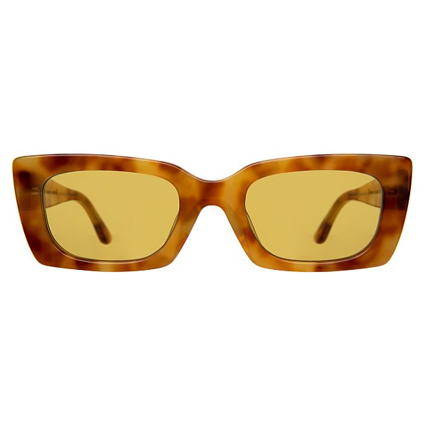 Illesteva Wilson Amber / Honey Flat See Through