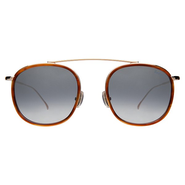 Illesteva Mykonos Ace Saffron Havana / Silver Flat Mirror Gradient