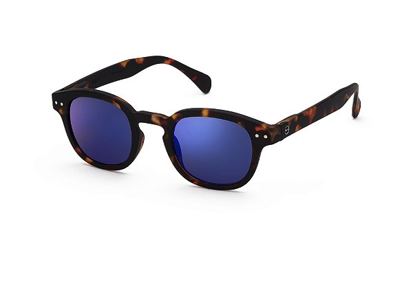 Izipizi #C Sun Tortoise / Blue Mirror