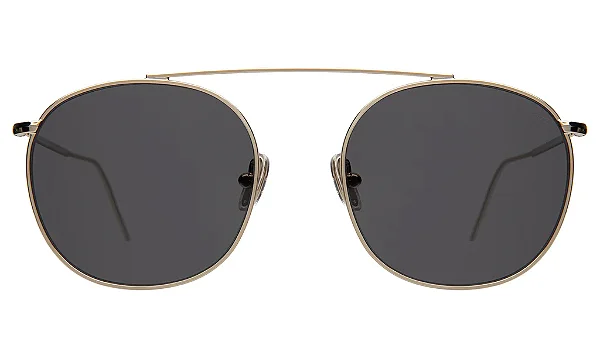 Illesteva Mykonos II Gold / Grey Flat Lenses