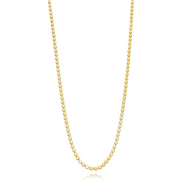 CHOKER SEMIJOIA CHAPAS REDONDAS LISAS CONFECCIONADO EM BANHO DE OURO 18K