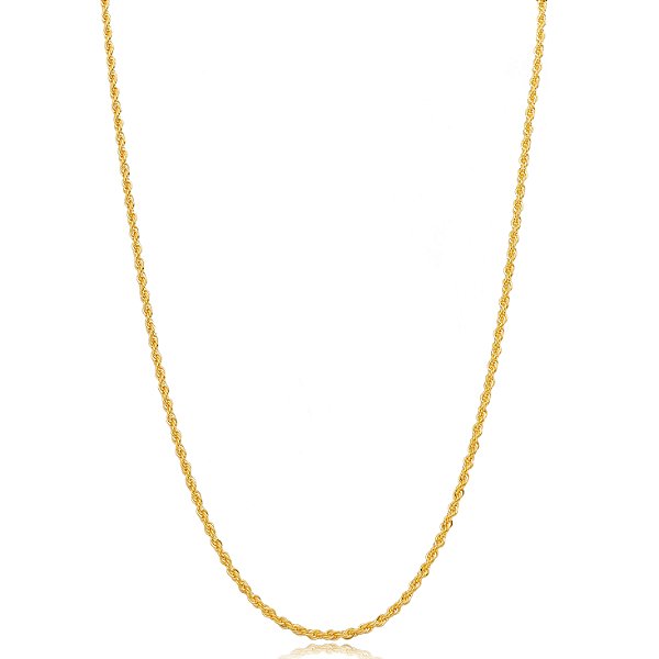 CHOKER SEMIJOIA CORDÃO BAIANO FINO CONFECCIONADO EM BANHO DE OURO 18K