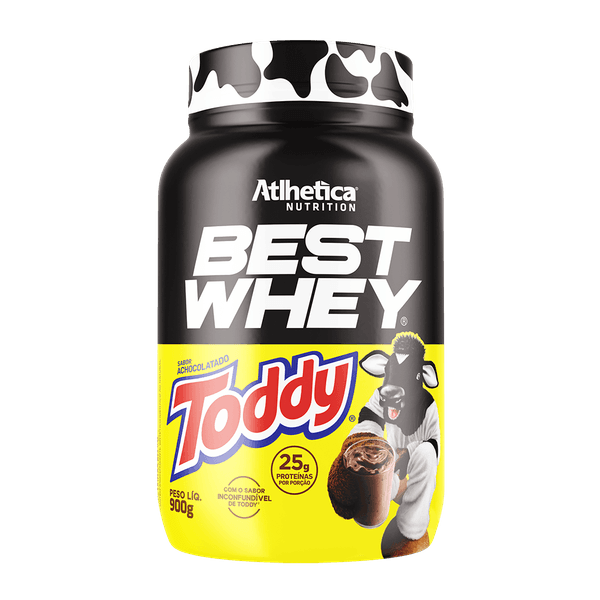ATLHETICA NUTRITION BEST WHEY ACHOCOLATADO TODDY 900G -ATLHETICA