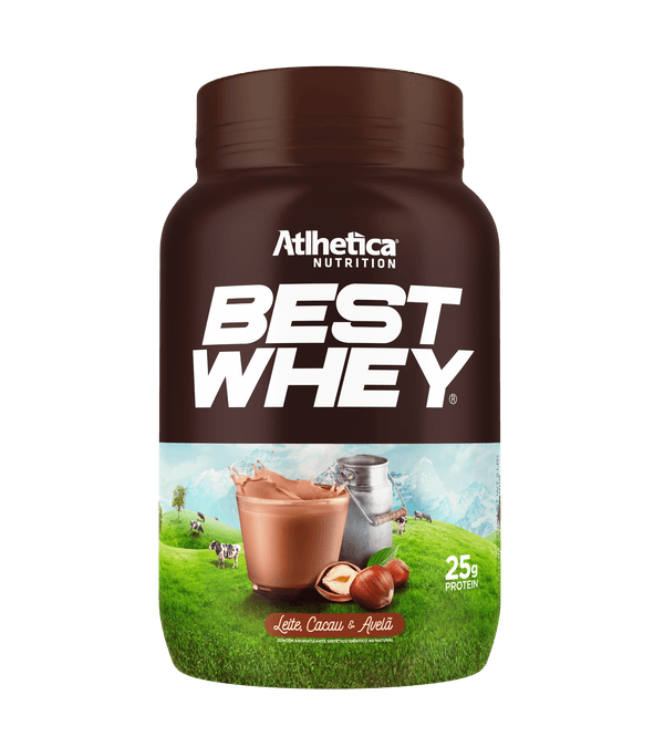 Best Whey Protein (Pote 900g) Leite, Cacau & Avelã-atlhetica