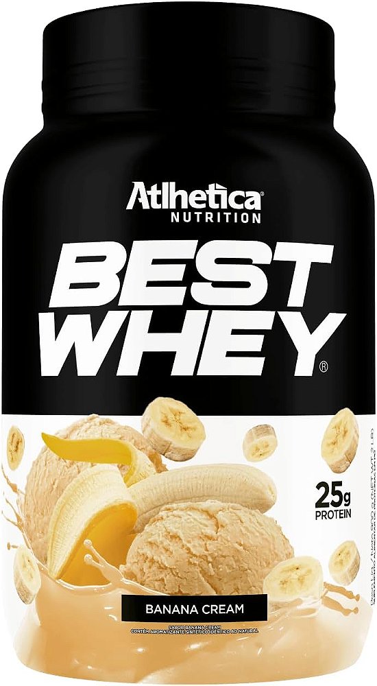 Best Whey (900G) - Sabor Banana Cream, Atlhetica Nutrition