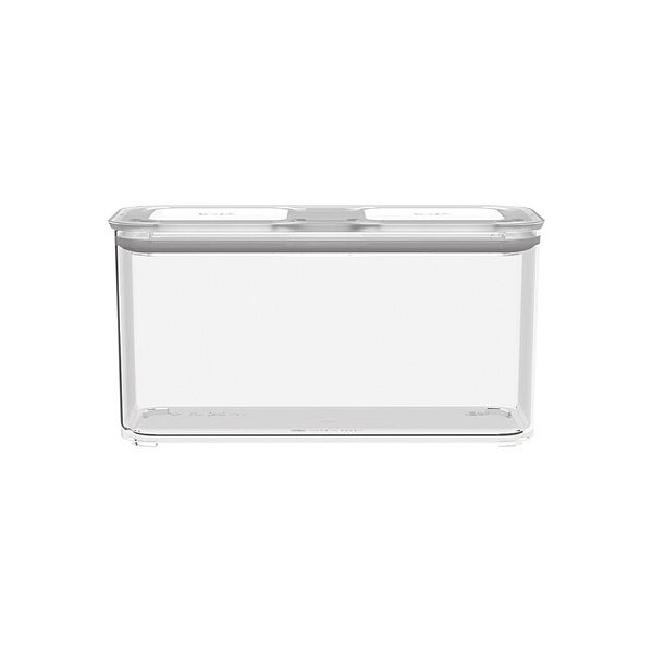 Pote Hermético Retangular Modo Ret. 1,3 Litros Ligth Gray Coza